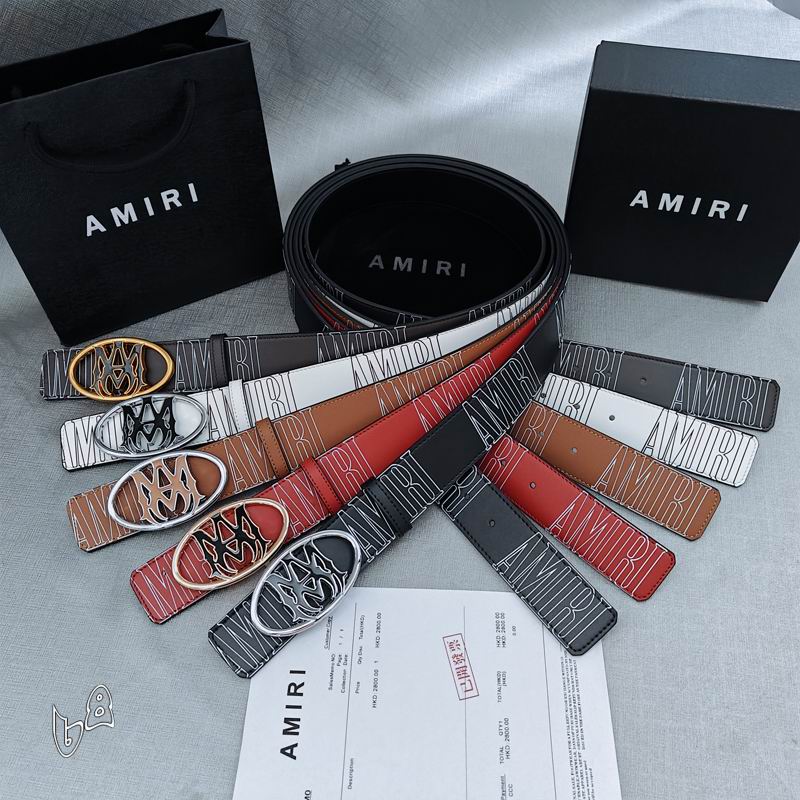 Amiri belt 38mmX90-125cm lb118
